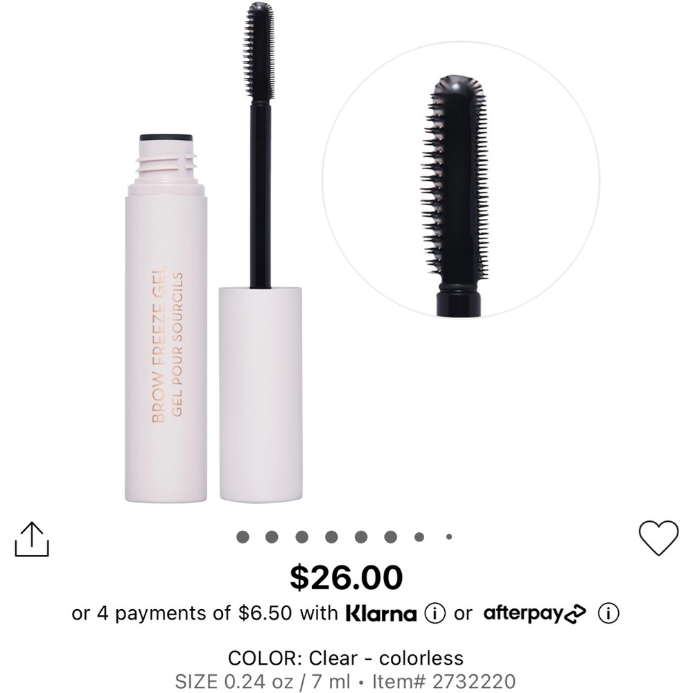 Brow Freeze Gel